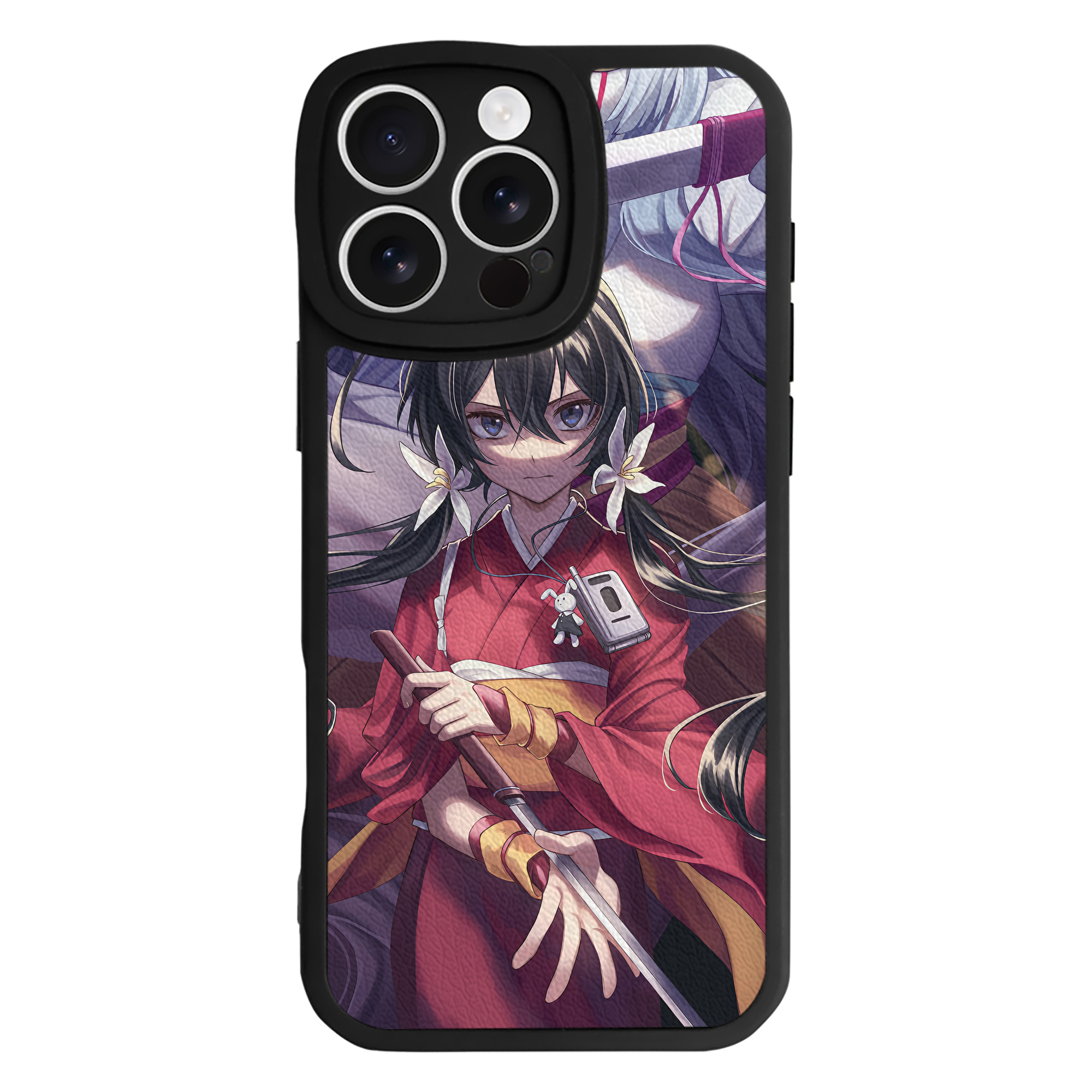 （画像用） 文豪ストレイドッグス Bungo Stray Dogs 【iPhone 16シリーズ対応】シリコンスマホケース（レザー調） 材質：シリコン